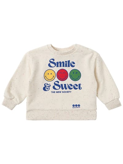 The New Society - Printed cotton blend sweatshirt