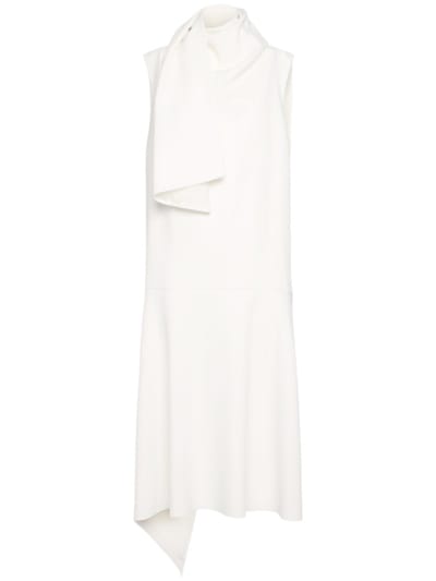 Khaite - Flared Dress with Scarf