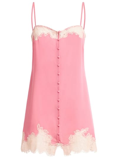 Fleur Du Mal - Short Dress with Lace