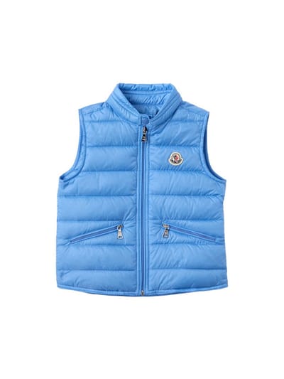 Moncler - 可包装的尼龙羽绒背心