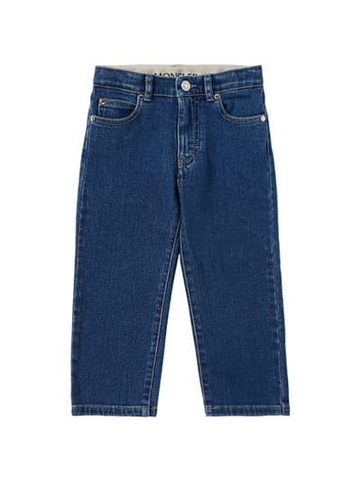 Moncler - Cotton straight leg pants