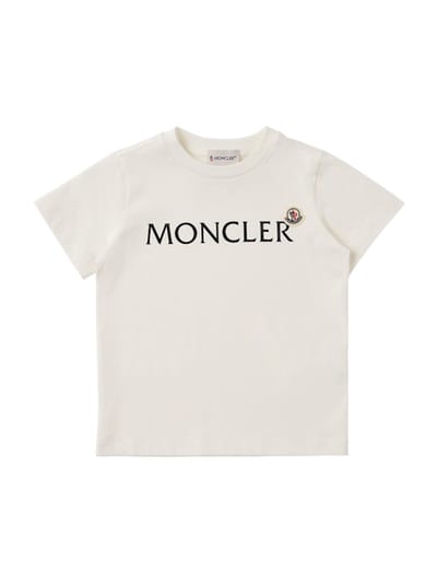 Moncler - 棉质logo T恤