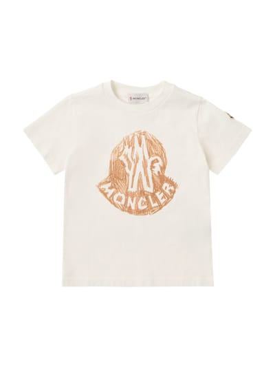 Moncler - 徽标印花棉质T恤