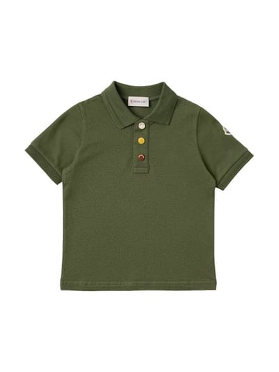 Moncler - Cotton piquet polo shirt