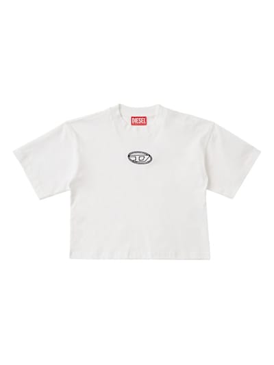 Diesel Kids - 印花棉质平纹针织T恤