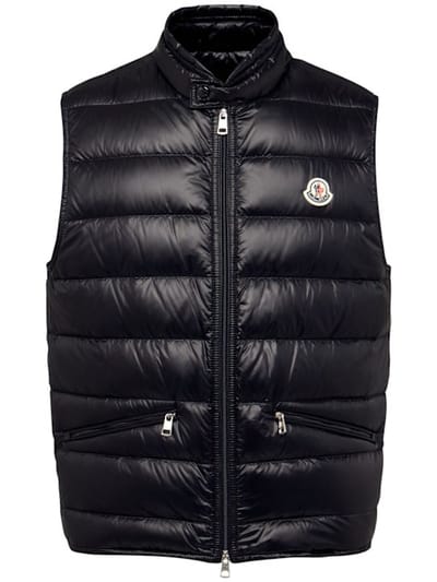 Moncler - 带拉链的夹克背心