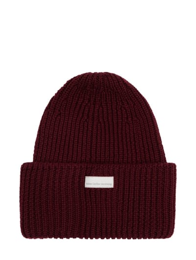 Nine In The Morning - Rippstrickmütze mit Umschlag