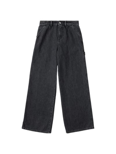 Nine In The Morning - Schwarze Jeans mit weitem Bein
