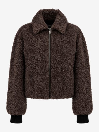 MSGM - Faux shearling bomber jacket