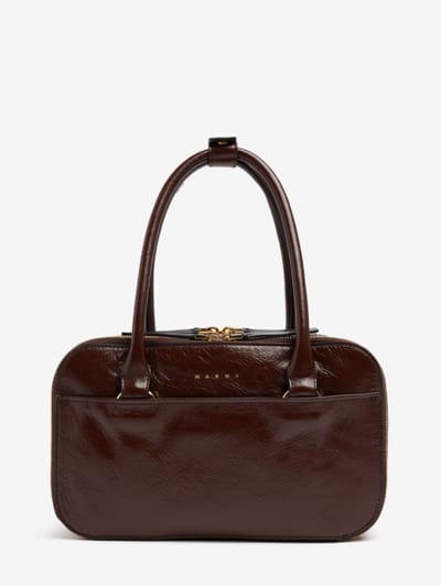 Marni - 皮革 Small Bauletto 肩背包