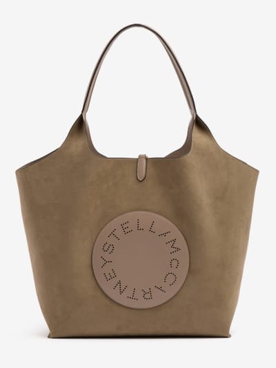 Stella McCartney - Borsa shopping reversibile con logo alter mat