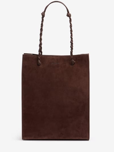 Jil Sander - Shopper Tangle aus Veloursleder
