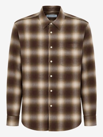 Bluemarble - Camicia Hazy a quadri in misto cotone