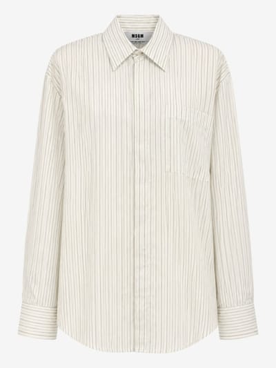 MSGM - Long sleeve Modal shirt