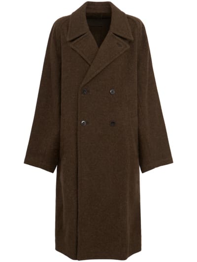 Lemaire - Cappotto lungo in lana e alpaca