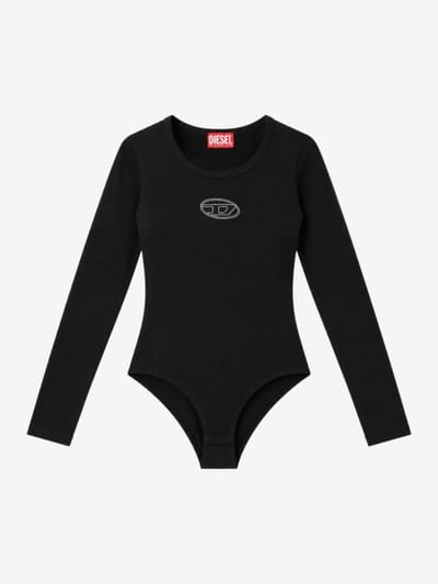 Diesel Kids - Cotton blend long-sleeve bodysuit