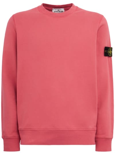 Stone Island - 棉质圆领卫衣