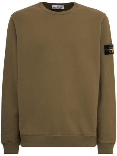 Stone Island - 棉质圆领卫衣