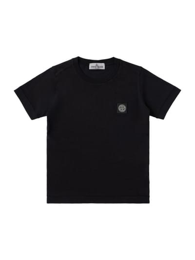 Stone Island Junior - Cotton jersey t-shirt w/logo