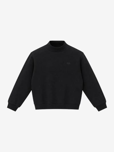 Diesel Kids - Cotton jersey turtleneck sweatshirt