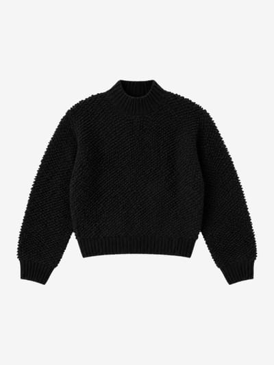 Diesel Kids - Cotton jersey turtleneck sweatshirt