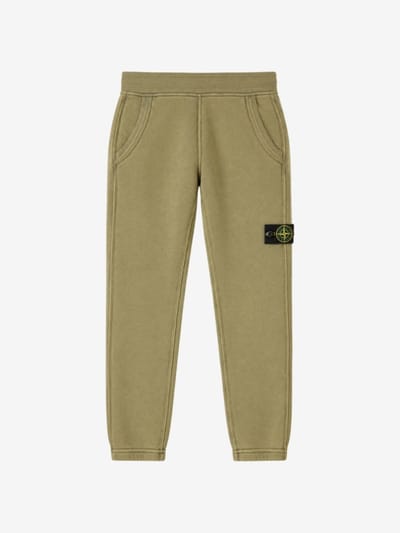 Stone Island Junior - Cotton sweatpants