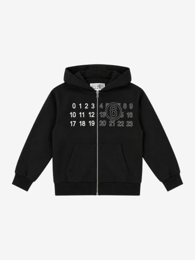 MM6 Maison Margiela - Cotton zip-up hoodie