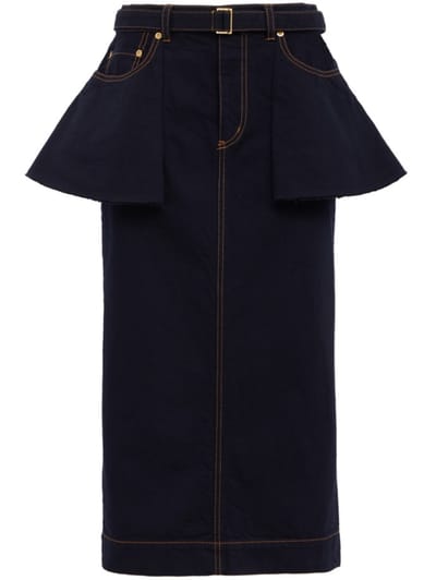 Sacai - Denim Skirt