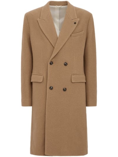 CRUNA - Double-breasted coat with martingale