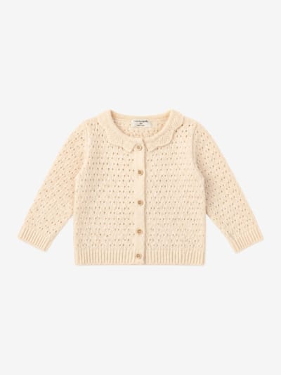 1 + IN THE FAMILY - Cardigan mit Lochmuster
