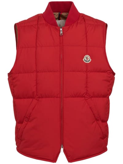 Moncler - 拉链绗缝背心