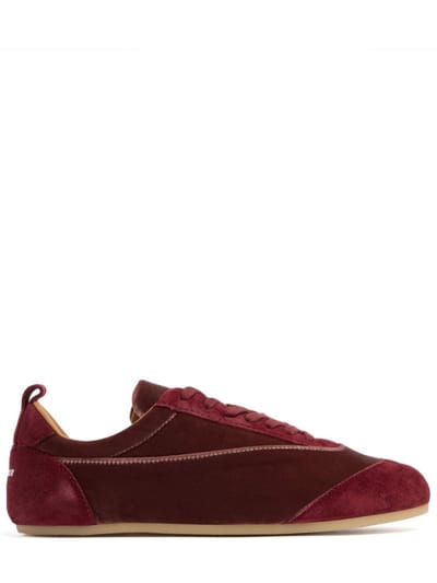 Jil Sander - Etage cupro velvet sneakers