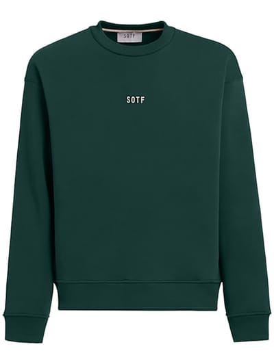 SOTF - 圆领卫衣，带有应用细节