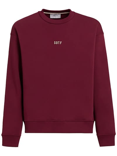 SOTF - 带有应用细节的圆领卫衣