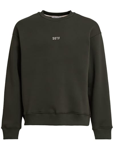 SOTF - 带徽标的圆领卫衣