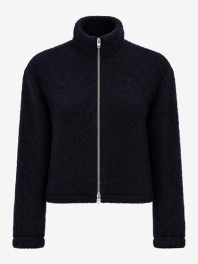 Jil Sander - Polyester zip-up sweatshirt