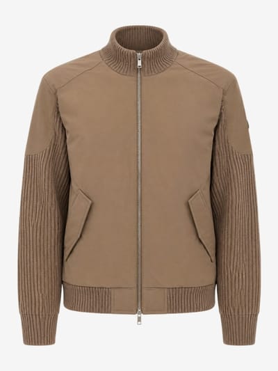 Moose Knuckles - Hybridjacke Magnus aus Wollstrick