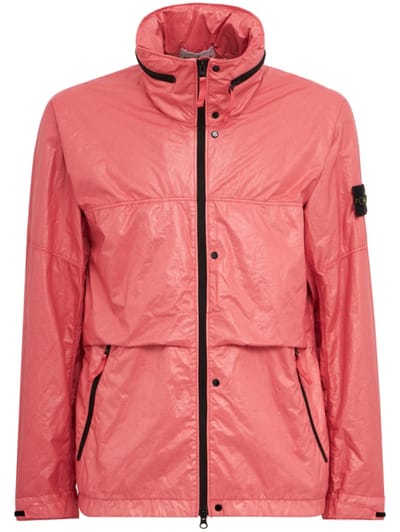 Stone Island - 领口带帽的尼龙夹克