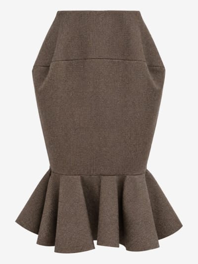 Jacquemus - Rock Palmier aus Schurwolle