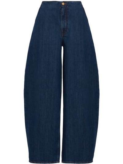 Jil Sander - Treated cotton denim jeans