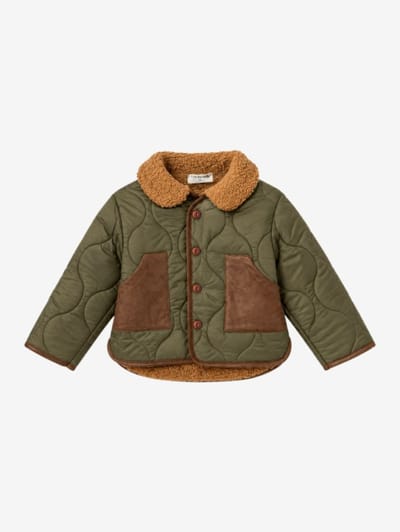 1 + IN THE FAMILY - Chaqueta acolchada con cuello de pelo sintético
