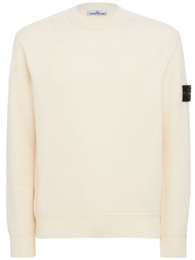 Stone Island - 罗纹圆领毛衣