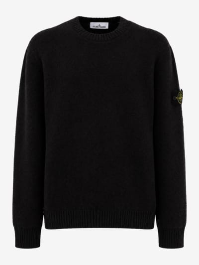 Stone Island - Logo crewneck knit sweater