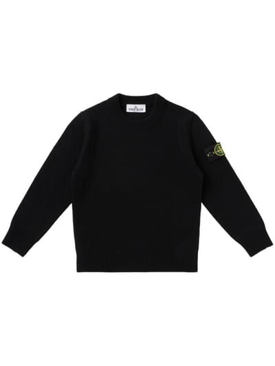 Stone Island Junior - 针织衫徽标