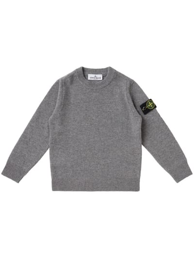 Stone Island Junior - 针织标志