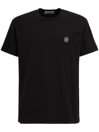 Stone Island - 徽标补丁棉质T恤