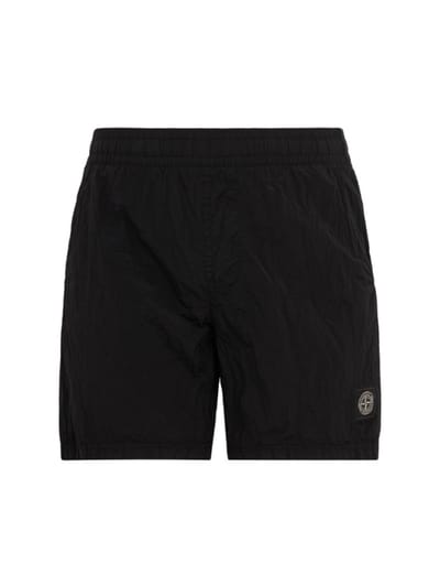 Stone Island - 徽章短裤