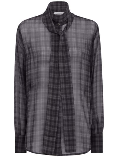 7 For All Mankind - L/S 蝴蝶结衬衫