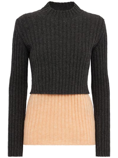 Jil Sander - Wool double-layer sweater