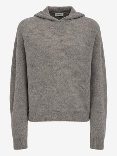 DIANA STUDIO - Merino wool & cashmere knit hoodie